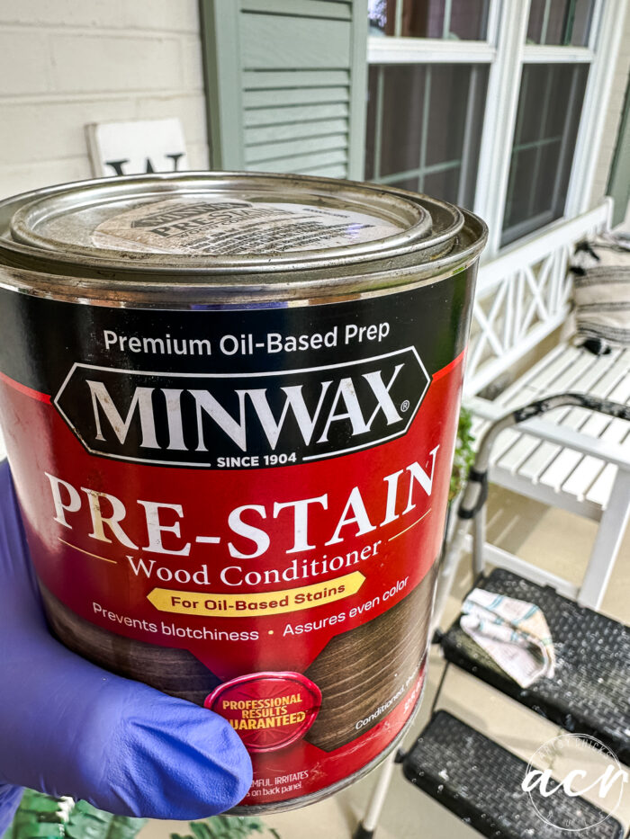 pre stain wood conditioner